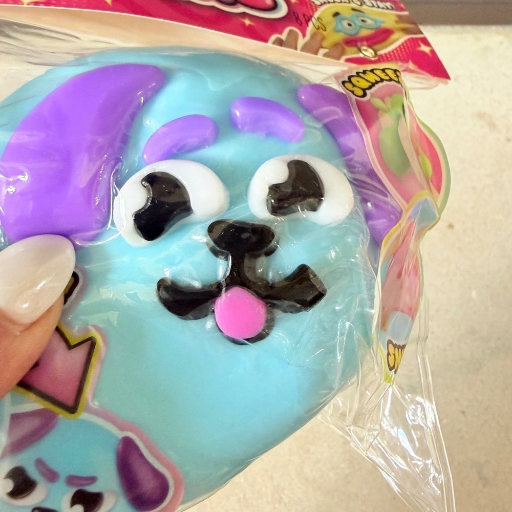 Smushers Face Swap Squeezy Fidget Toy Blue Viral Squishy NEW - Picture 4 of 4
